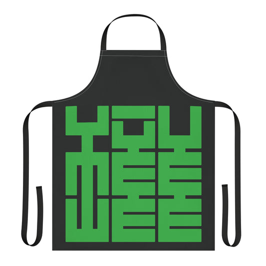 Yoomeewee Apron Green + Black